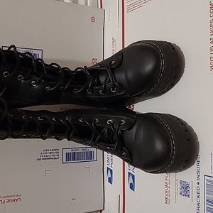 Black lethal boots